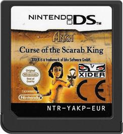 Cartridge artwork for Ankh - La Malediction Du Roi Scarabee on the Nintendo DS.