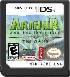 Cartridge artwork for Arthur And The Minimoys on the Nintendo DS.