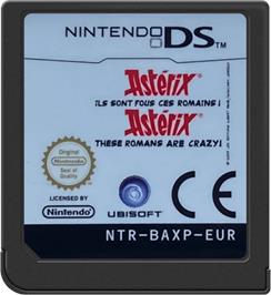 Cartridge artwork for Astérix - Ils Sont Fous Ces Romains ! on the Nintendo DS.