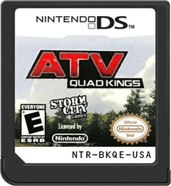 Cartridge artwork for Atv Quad Kings on the Nintendo DS.