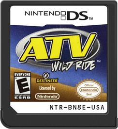 Cartridge artwork for Atv Wild Ride on the Nintendo DS.