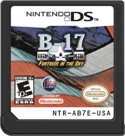Cartridge artwork for B-17 Fortress In The Sky on the Nintendo DS.