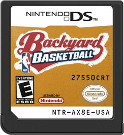 Cartridge artwork for Backyard Basketball on the Nintendo DS.