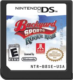 Cartridge artwork for Backyard Sports - Rookie Rush on the Nintendo DS.