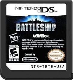 Cartridge artwork for Battleship on the Nintendo DS.