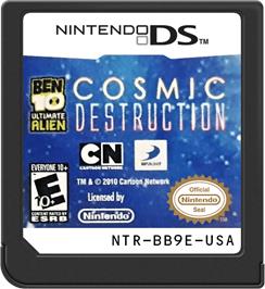 Cartridge artwork for Ben 10 Ultimate Alien - Cosmic Destruction on the Nintendo DS.