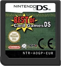 Cartridge artwork for Best Of Card Games on the Nintendo DS.