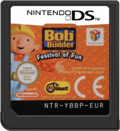 Cartridge artwork for Bob The Builder - Festival Of Fun on the Nintendo DS.