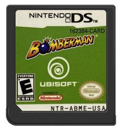 Cartridge artwork for Bomberman on the Nintendo DS.