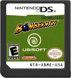 Cartridge artwork for Bomberman on the Nintendo DS.