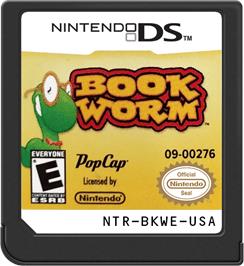 Cartridge artwork for Bookworm on the Nintendo DS.