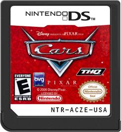 Cartridge artwork for Cars on the Nintendo DS.