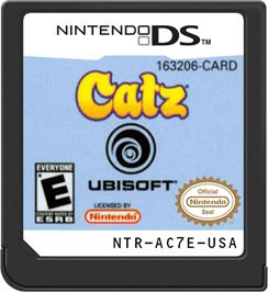 Cartridge artwork for Catz on the Nintendo DS.