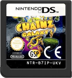 Cartridge artwork for Chainz Galaxy on the Nintendo DS.