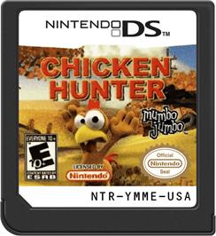 Cartridge artwork for Chicken Hunter on the Nintendo DS.