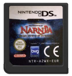 Cartridge artwork for Chronicles of Narnia: The Lion, the Witch and the Wardrobe on the Nintendo DS.