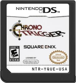 Cartridge artwork for Chrono Trigger on the Nintendo DS.