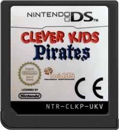 Cartridge artwork for Clever Kids - Pirates on the Nintendo DS.