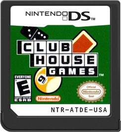 Cartridge artwork for Clubhouse Games on the Nintendo DS.