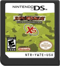 Cartridge artwork for Commando - Steel Disaster on the Nintendo DS.