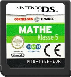 Cartridge artwork for Cornelsen Trainer: Mathe - Klasse 5 on the Nintendo DS.