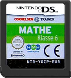 Cartridge artwork for Cornelsen Trainer: Mathe - Klasse 6 on the Nintendo DS.