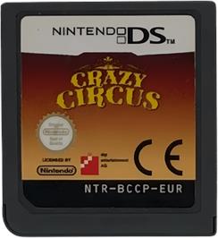Cartridge artwork for Crazy Circus on the Nintendo DS.