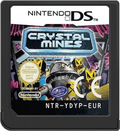 Cartridge artwork for Crystal Mines on the Nintendo DS.