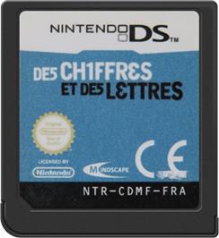 Cartridge artwork for Des Chiffres Et Des Lettres on the Nintendo DS.