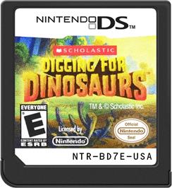 Cartridge artwork for Digging For Dinosaurs on the Nintendo DS.