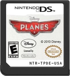 Cartridge artwork for Disney Planes on the Nintendo DS.