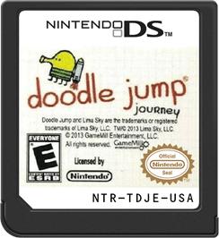 Cartridge artwork for Doodle Jump Journey on the Nintendo DS.