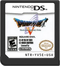Cartridge artwork for Dragon Quest 5 - Hand Of The Heavenly Bride on the Nintendo DS.