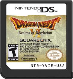 Cartridge artwork for Dragon Quest 6 - Realms of Revelation on the Nintendo DS.