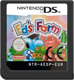Cartridge artwork for Ed's Farm on the Nintendo DS.