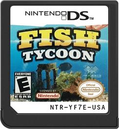 Cartridge artwork for Fish Tycoon on the Nintendo DS.