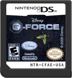 Cartridge artwork for G-force on the Nintendo DS.