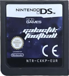 Cartridge artwork for Galactik Football on the Nintendo DS.