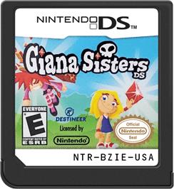 Cartridge artwork for Giana Sisters DS on the Nintendo DS.