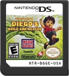 Cartridge artwork for Go Diego ! Mission Construction on the Nintendo DS.
