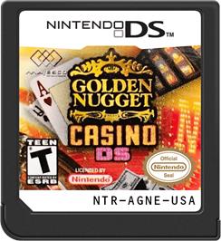 Cartridge artwork for Golden Nugget Casino Ds on the Nintendo DS.
