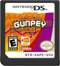 Cartridge artwork for Gunpey Ds - Music X Puzzle on the Nintendo DS.