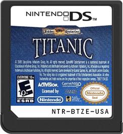 Cartridge artwork for Hidden Mysteries - Titanic on the Nintendo DS.