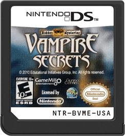 Cartridge artwork for Hidden Mysteries - Vampire Secrets on the Nintendo DS.