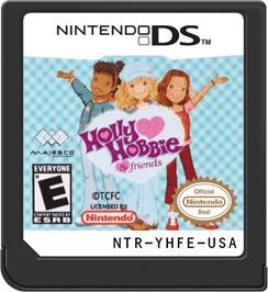 Cartridge artwork for Holly Hobbie And Friends on the Nintendo DS.