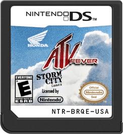 Cartridge artwork for Honda Atv Fever on the Nintendo DS.