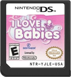 Cartridge artwork for I Love Babies on the Nintendo DS.