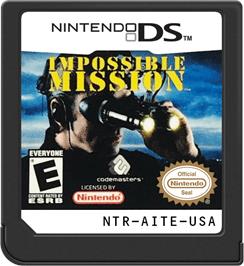 Cartridge artwork for Impossible Mission on the Nintendo DS.