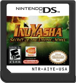 Cartridge artwork for Inuyasha - Secret Of The Divine Jewel on the Nintendo DS.