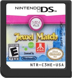 Cartridge artwork for Jewel Match on the Nintendo DS.